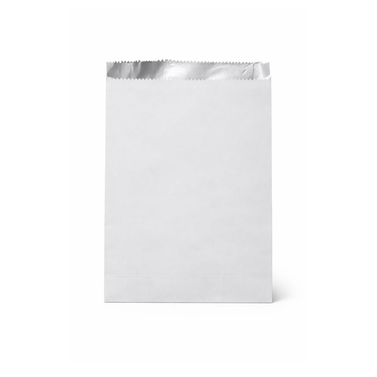 Foil Laminated White Bags 7 x 9 x 12”