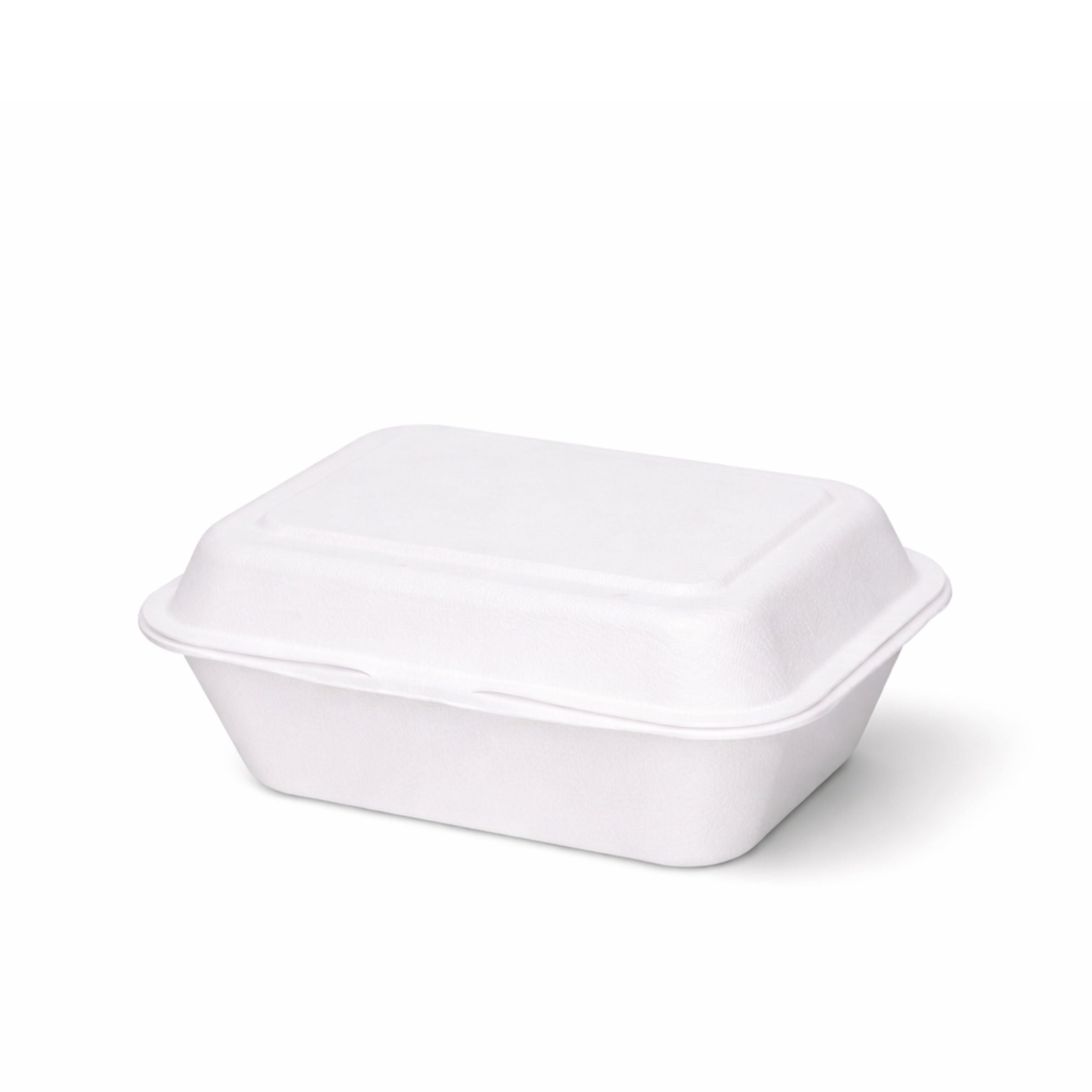 7" x 5" Bagasse Clamshell Boxes
