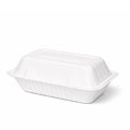 9" x 6" Bagasse Clamshell Boxes