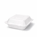 8" Bagasse Square Clamshell Boxes