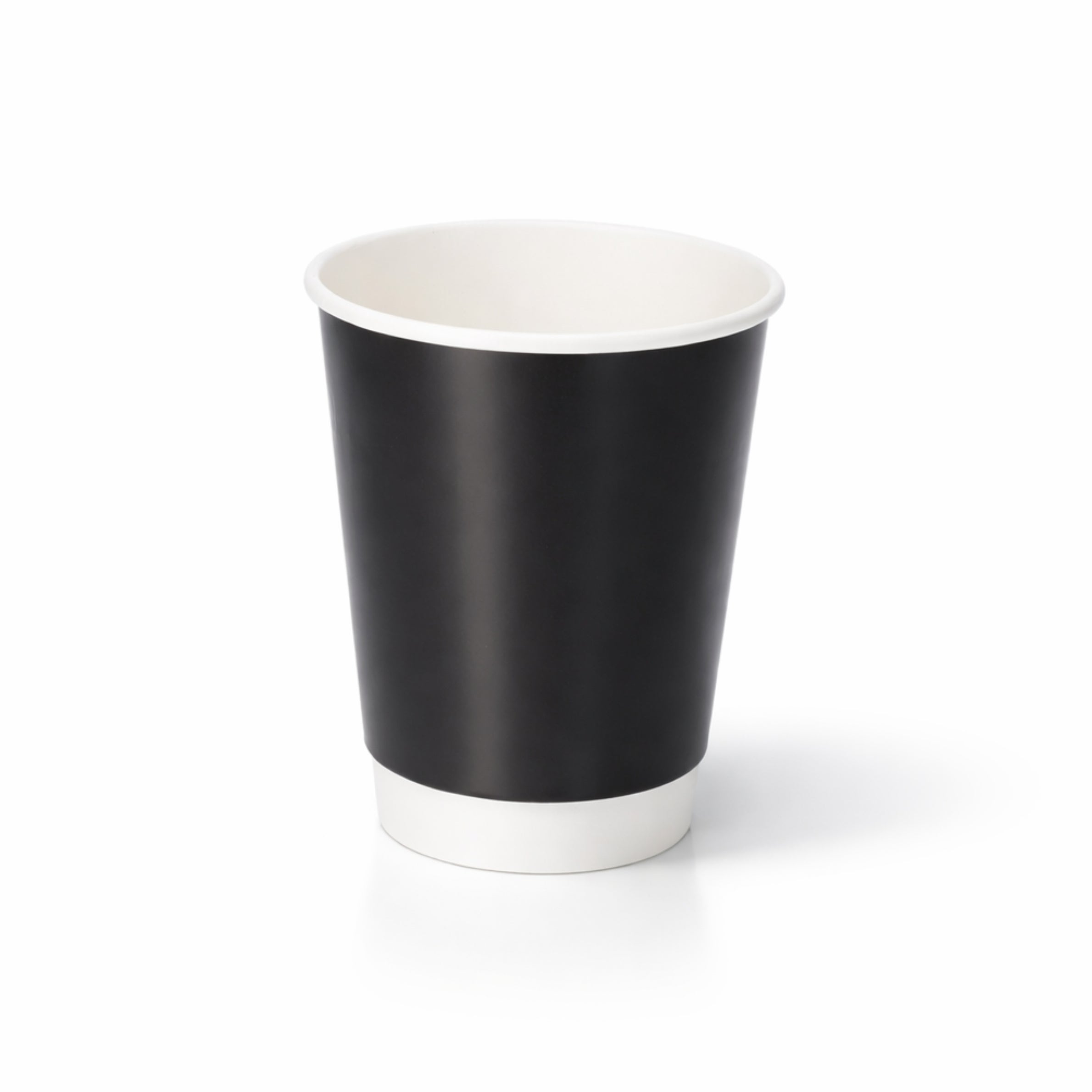 12oz Black Double Wall Paper Cups