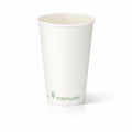 16oz Compostable White Single Wall Paper Cups
