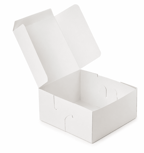 Folding Cake Boxes 8x8x4"