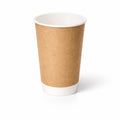 16oz Kraft Double Wall Paper Cups