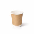 8oz Kraft Double Wall Paper Cups