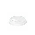 White CPLA Sip-through Lids For 6 - 8oz