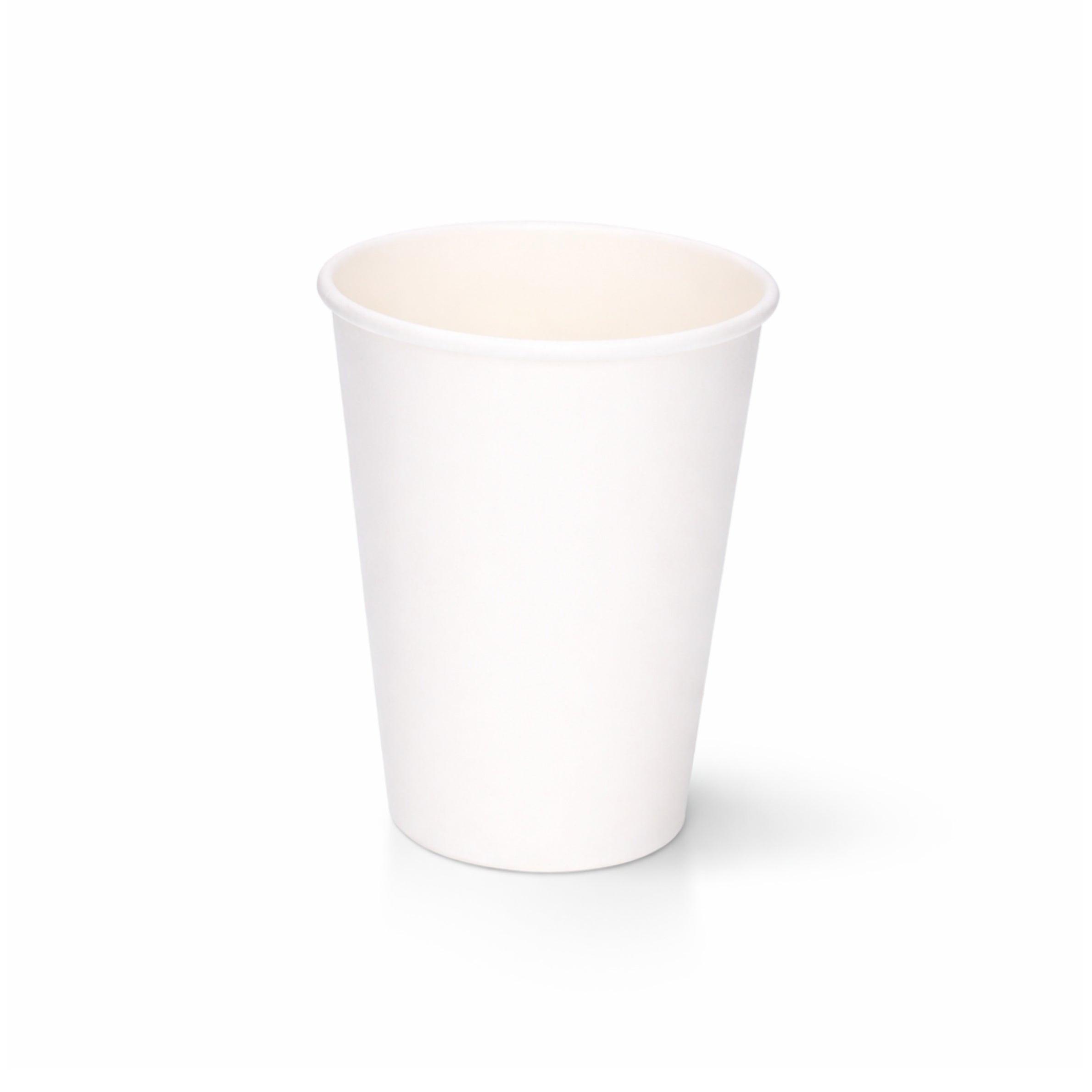 12oz White Single Wall Paper Cups