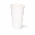 16oz White Single Wall Paper Cups