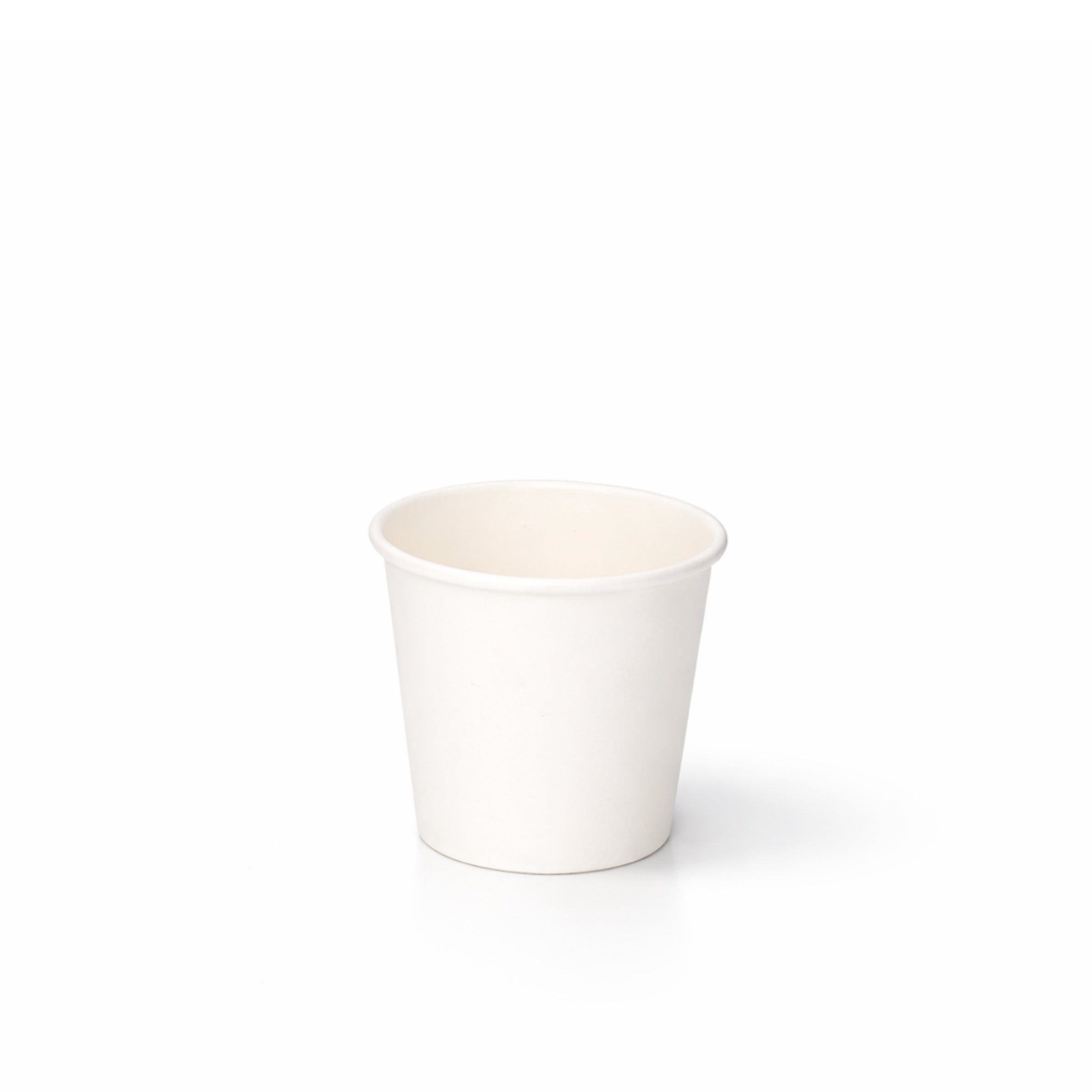4oz White Single Wall Paper Cups