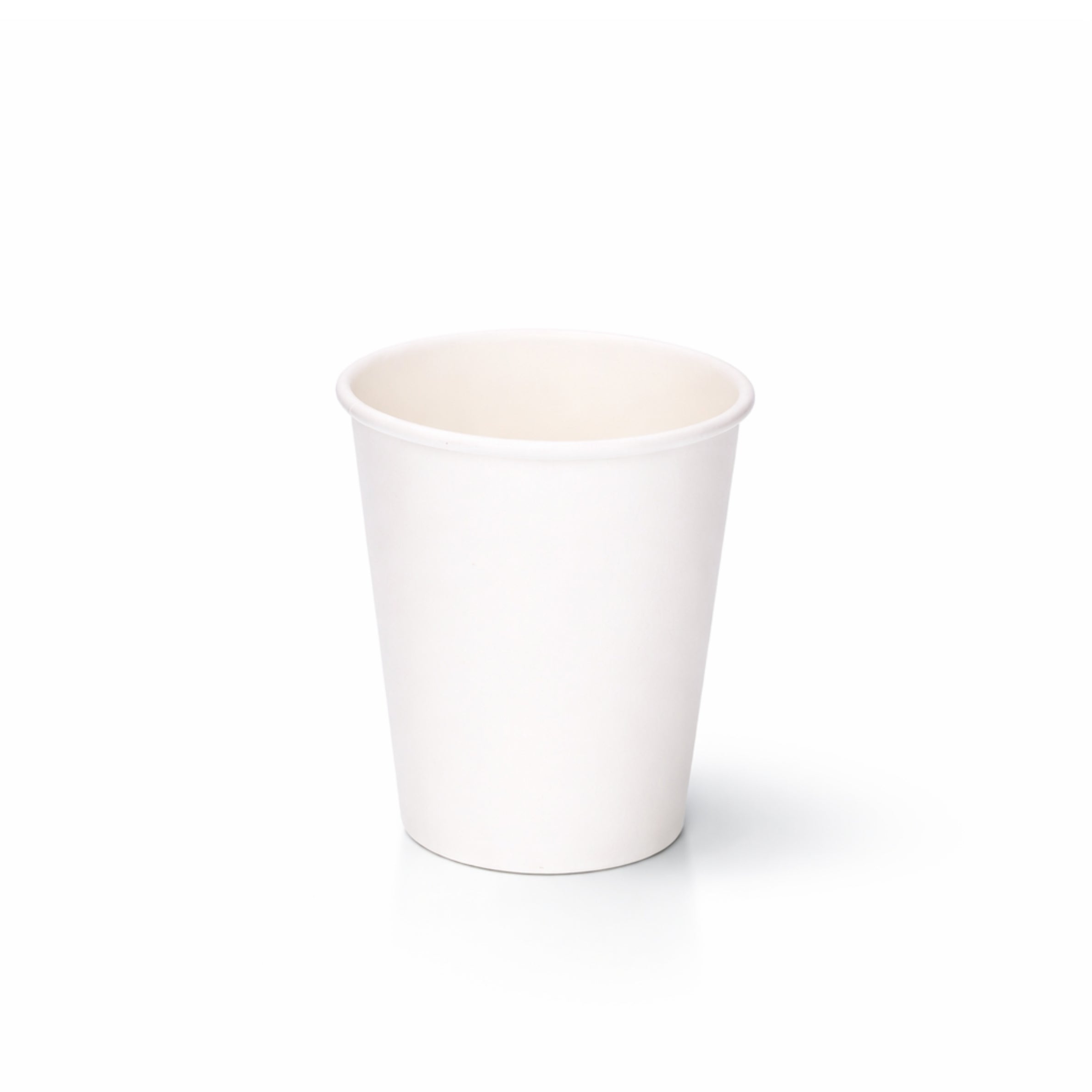 8oz White Single Wall Paper Cups