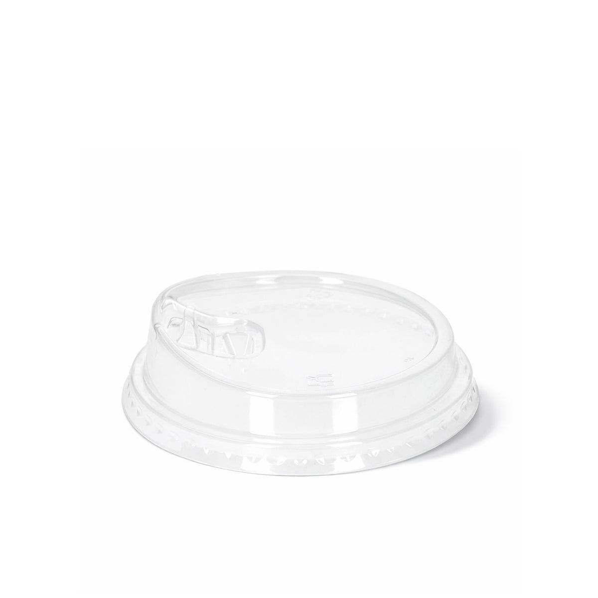 Clear Plastic Strawless Sip Lids 98mm